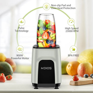 "KOIOS 850W Countertop Blender Set - 11-Piece Kitchen Powerhouse"